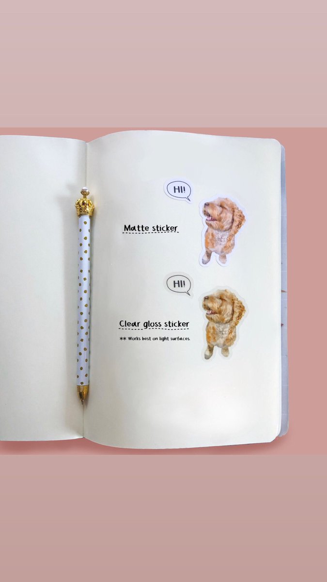 EmelysPlanner's tweet photo. RT @BujoJournal: RT @Inatinyroom: ๐พ CUSTOM STICKERS of your pet with 5 customized texts! Take a peek >> https://t.co/AGpBQaSnOT ๐บExtra 25% OFF $30!!
๐FREE surprise stickers in every order!
#dogmom #petlovers #stickers #bujo2020 #petsticker #bujo #โฆ https://t.co/SGWaUcgTYV
