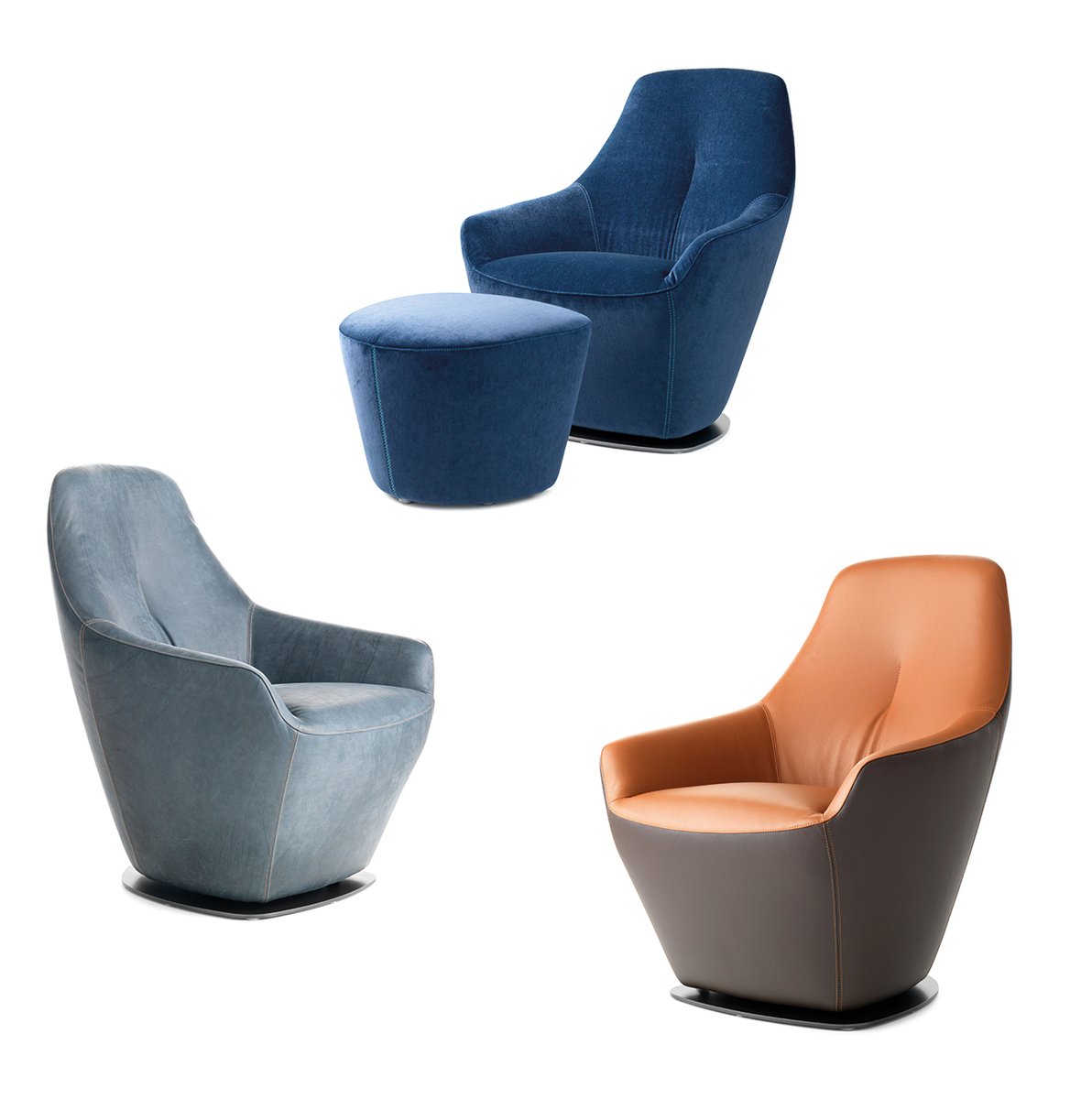 theodoresdc's tweet image. The Cantate swivel chair from #Leolux. Designed by Frans Schrofer. Visit #Theodores to experience it for yourself! #ModernFurniture #InteriorDesign #DesignDC