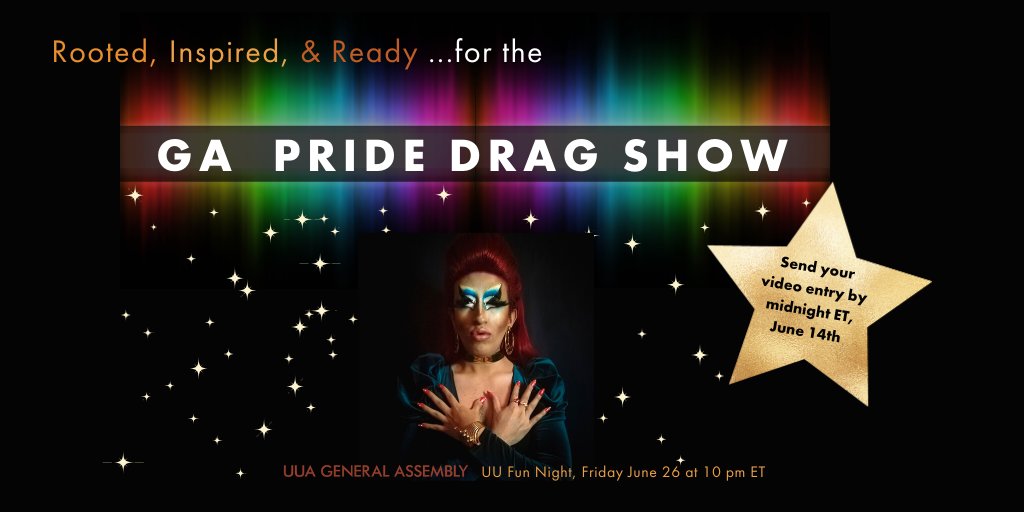 uuaGA's tweet photo. We’re celebrating #PRIDE2020 at #UUAGA!

Queens and Kings, if you have a routine and are ready for your close up, record your 3-5 minute video and submit  by midnight ET, Sunday, June 14. 
Selected entertainers will be paid cash bonus plus tips. 

Info: https://t.co/pzScCVaiDN https://t.co/Cy5vfIMdNA