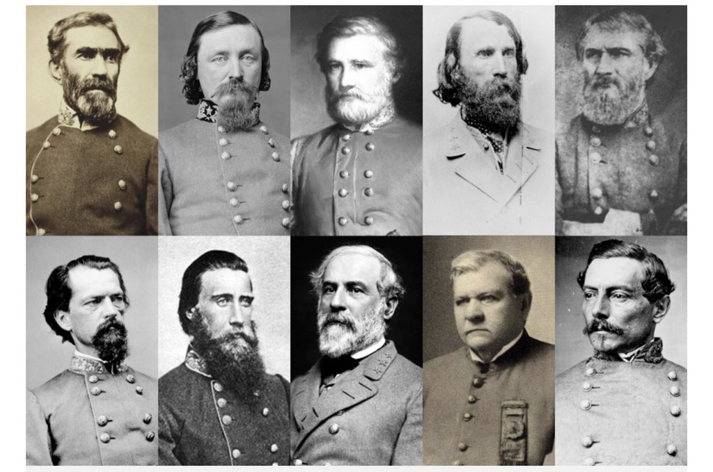 OsbertUSMCVET's tweet photo. @votevets #ChangeTheBaseNames ! Imagine working at a place that each day you enter has a sign that honors those who advocated for your enslavement, torture &amp; exploitation , these are the faces of the #Confederate #Racists who have bases named after them, will we name a base Camp BinLaden? https://t.co/uasf8dsZ9o