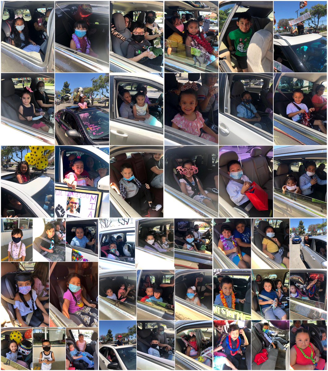 handyelementary's tweet photo. Today was our Kindergarten Promotion Parade!! It was great to see these smiling faces. We miss you and can’t wait to see you as first graders! 🎓 🐝 ❤️ #handyelementary #kindergarten #kindergartengraduation #handystong #ousdstrong https://t.co/CRyC5JH5tu