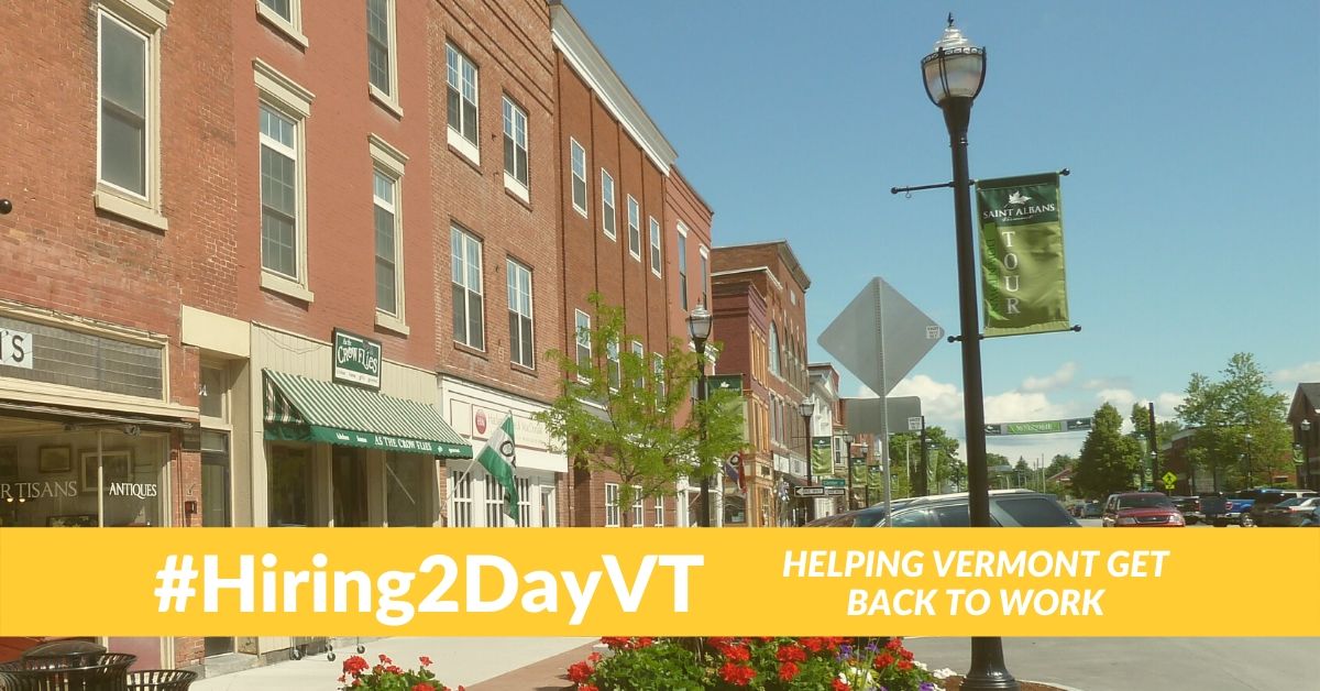 VTLabor's tweet image. There are 114 jobs currently available in Franklin County. So as business restarts in Enosburg, Richford, St. Albans and Swanton, you can view openings through the links below. #Hiring2DayVT 

bit.ly/Hiring-2Day-VT… 

thinkvermont.com/find-job/?loca…