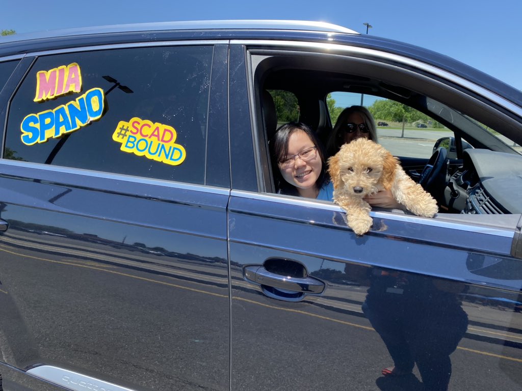 Senior Walk Drive Up today at SRE...celebrating the LHS class of 2020