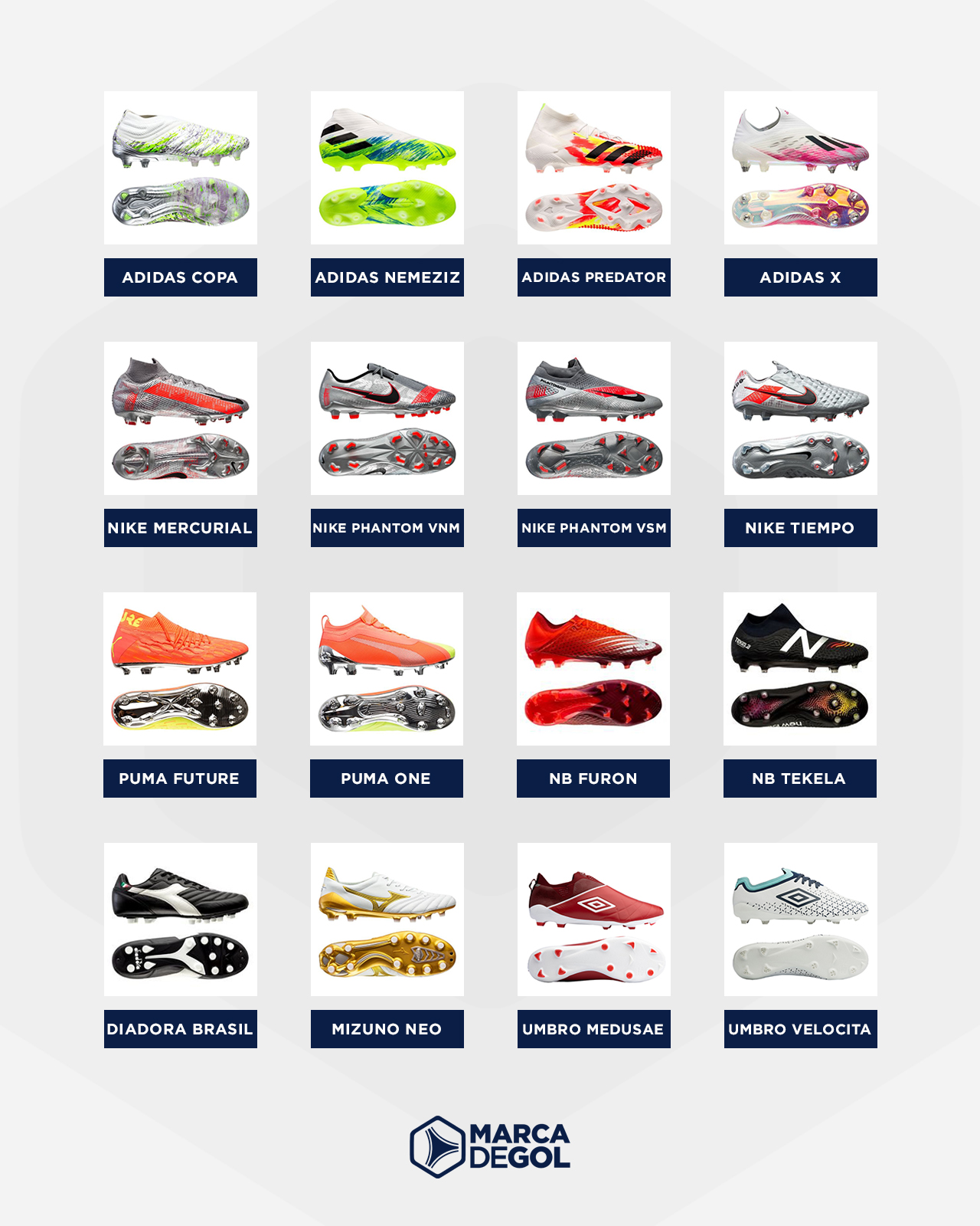 Marcas de sales botines de futbol