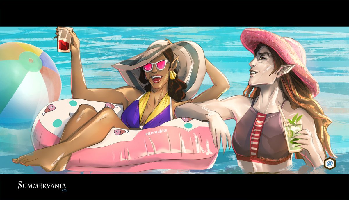 "We need more Sangria over at the Adult Swim my lovelies!"
~Summer Mode Morana

#CastlevaniaNetflix #Striga #Morana