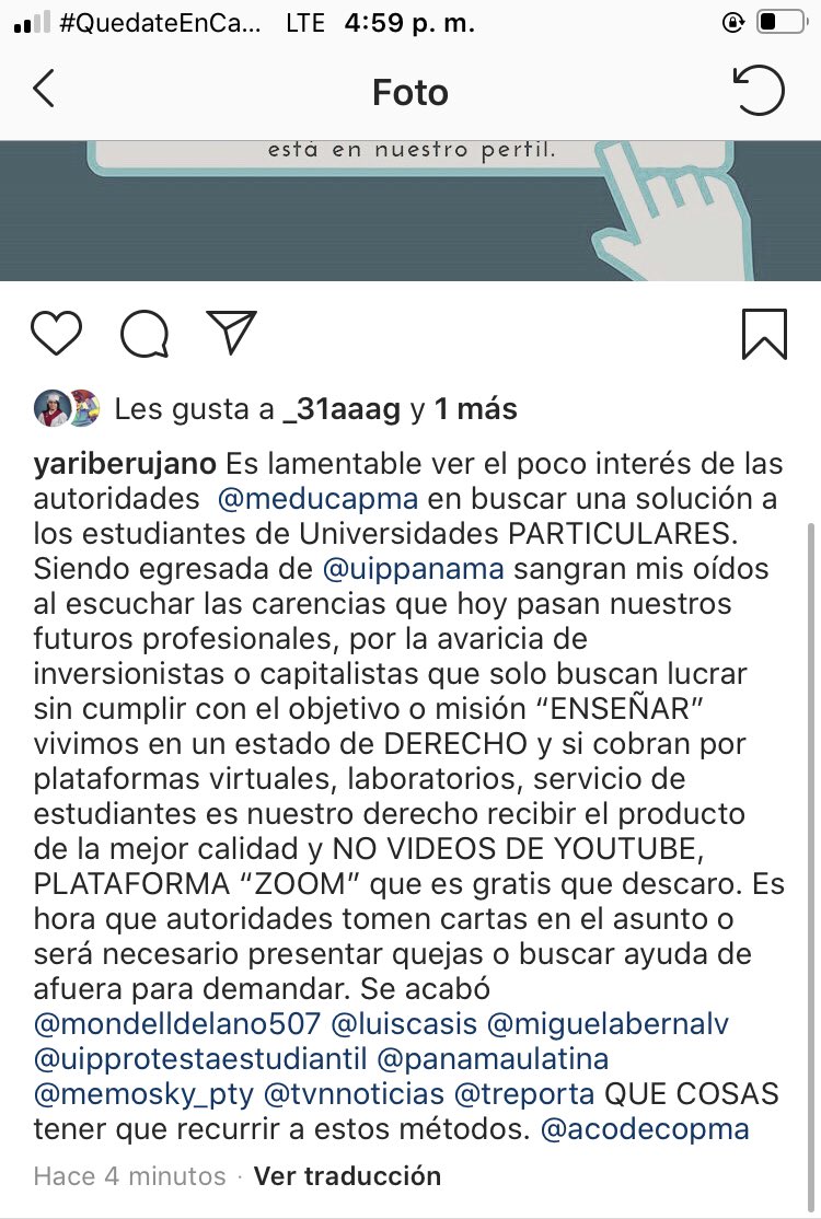 Es URGENTE evaluar, la situación que están frecuentando nuestros estudiantes de <a href="/uippanama/">UIP Panamá</a>