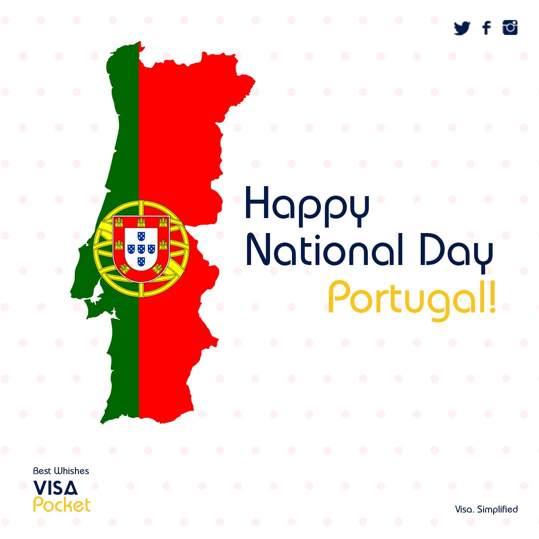 visapocket's tweet photo. Warm wishes to our #Portuguese friends on #NationalDay.
Happy National Day, #Portugal
#DiaDePortugal https://t.co/wbeKvDmQmc