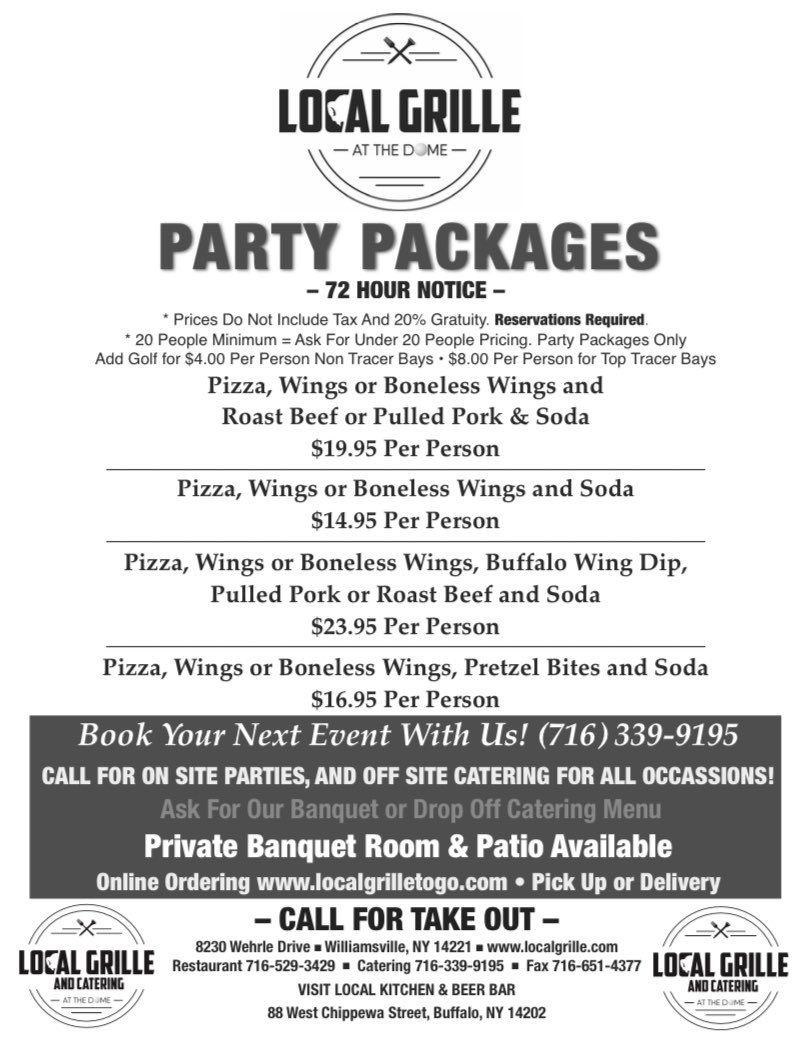 Local Grille And Catering At The Dome tweet media