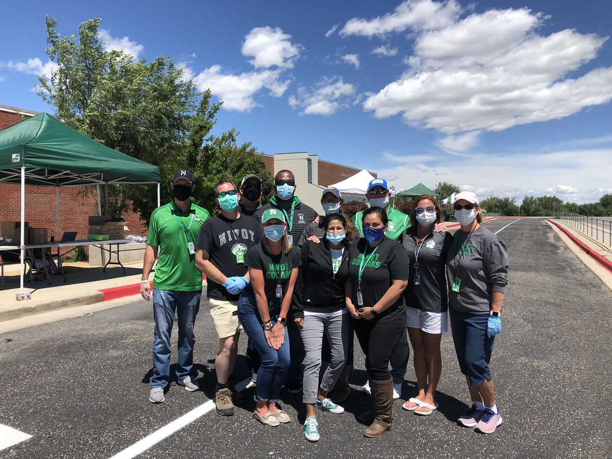 NiwotHS's tweet photo. Our awesome office team enjoying connecting with our students on Day 2 of Give &amp; Take days! Taking the day by #StVrainStorm.
#NiwotFeederStrong

@niwotcounseling @niwotathletics @SvvsdR @roeducation @MrZachPinkerton https://t.co/bN1NisCw5Z