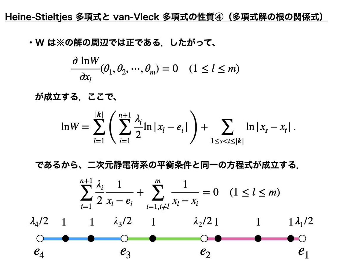 Adhara Mathphys 青本直交多項式に短いですが N 1のケース ヤコビ多項式 の根分布式があります 不確定特異点がある場合 ラゲール エルミート型 の根分布式もあります