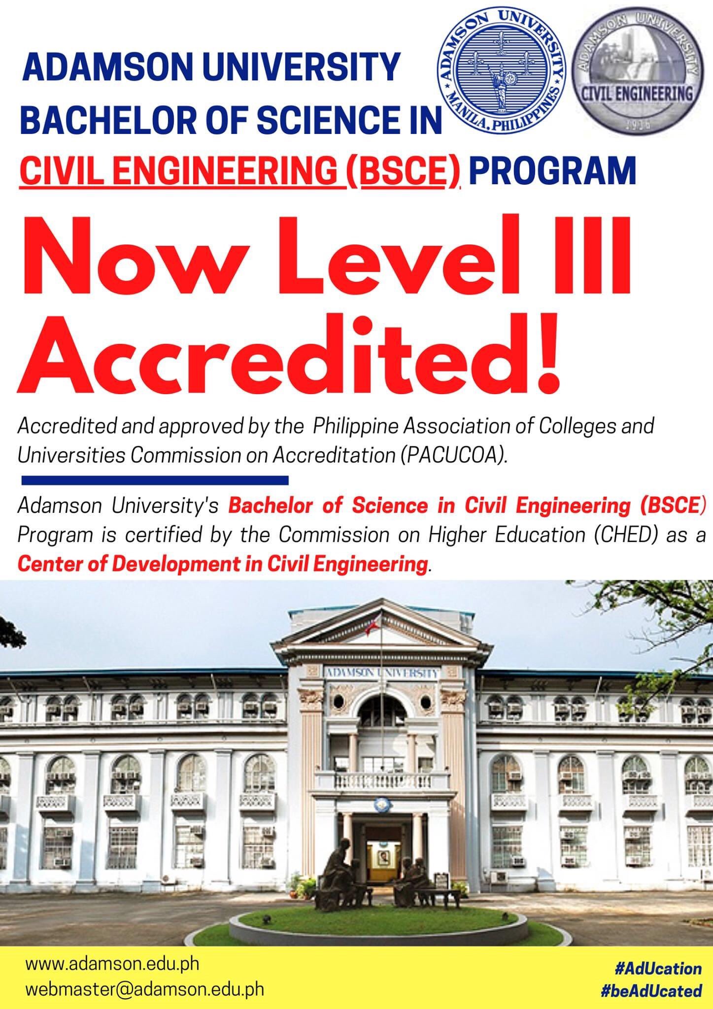 Adamson University Architecture Logo