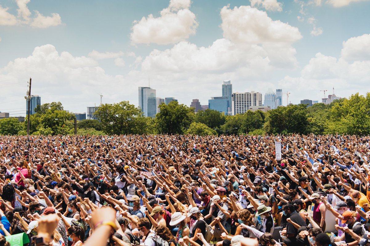 charlesraygun's tweet photo. Prints avaialable from Sunday’s #BlackLivesMattters march in #Austin. 100% of profits going to the organizer, @AtxJustice. 

https://t.co/VdNhclrgoc https://t.co/1q78eRkHND