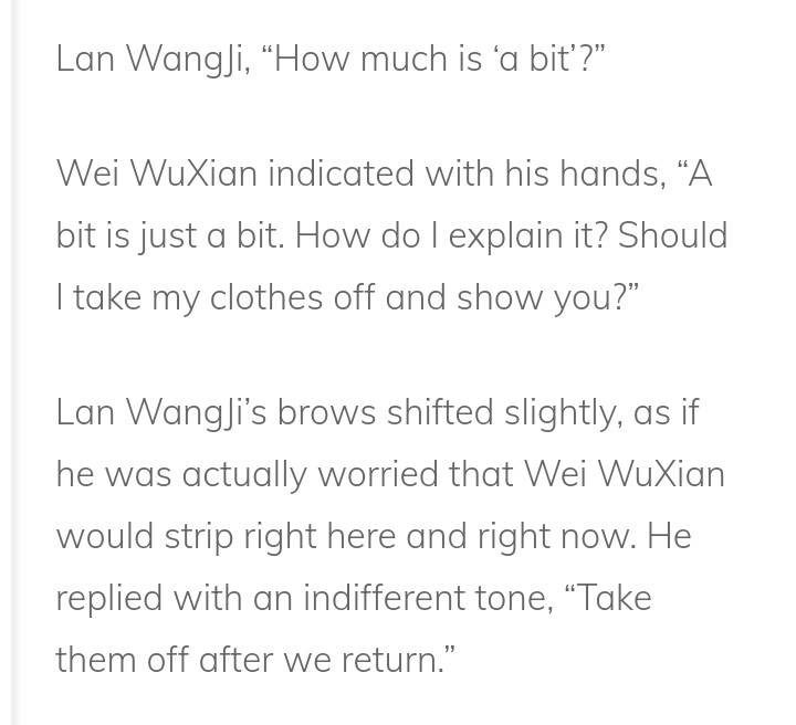 Lan Zhan I am begging you to get a grip