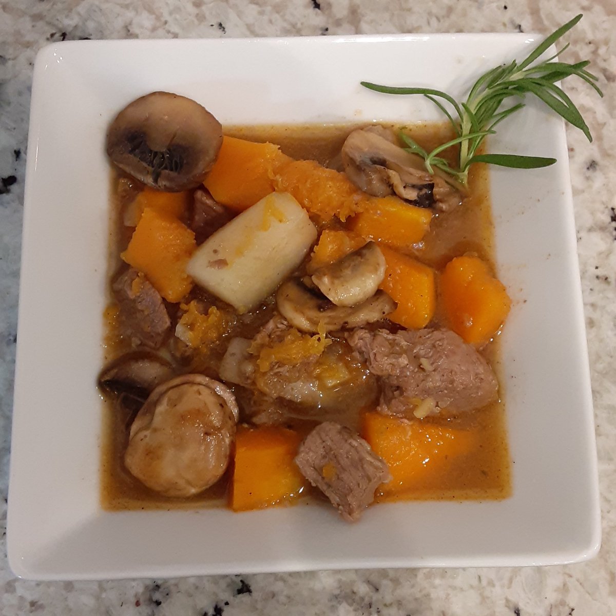 Engine816's tweet image. Sirloin beef stew with butternut squash