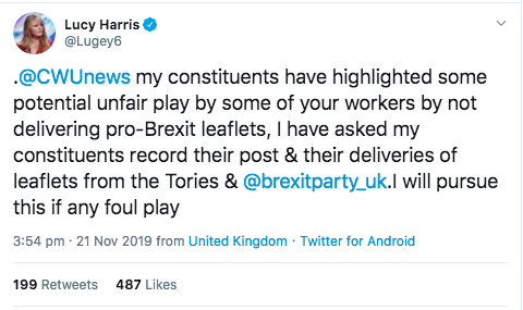 cockneycampaign's tweet photo. @AlbertHorace198 @lazaroumterror Strange to use a photo of hustler Harris of Leavers of Britain Ltd. Ex GLA Tory Comms then Farage/Tice/Longworth's Leave Means Leave, Ladies for Leave then Brexit Party MEP. And partner of VoteLeave, Fawkes, BrexitCentral Bennett who joined No 10 in Feb. #coiningit #richBrexiters https://t.co/XRd9hCEDwZ