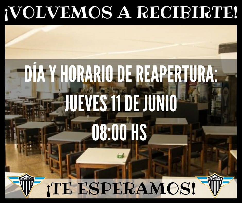 ¡VOLVEMOS A RECIBIRTE! 

Tenemos el agrado de informarle a toda la comunidad, que desde este Jueves a las 8:00 hs vuelve a reabrir sus puertas la Conserjería de nuestra Sede Social. 

La reapertura contará con todas las medidas de higiene exigidas

¡TE ESPERAMOS!