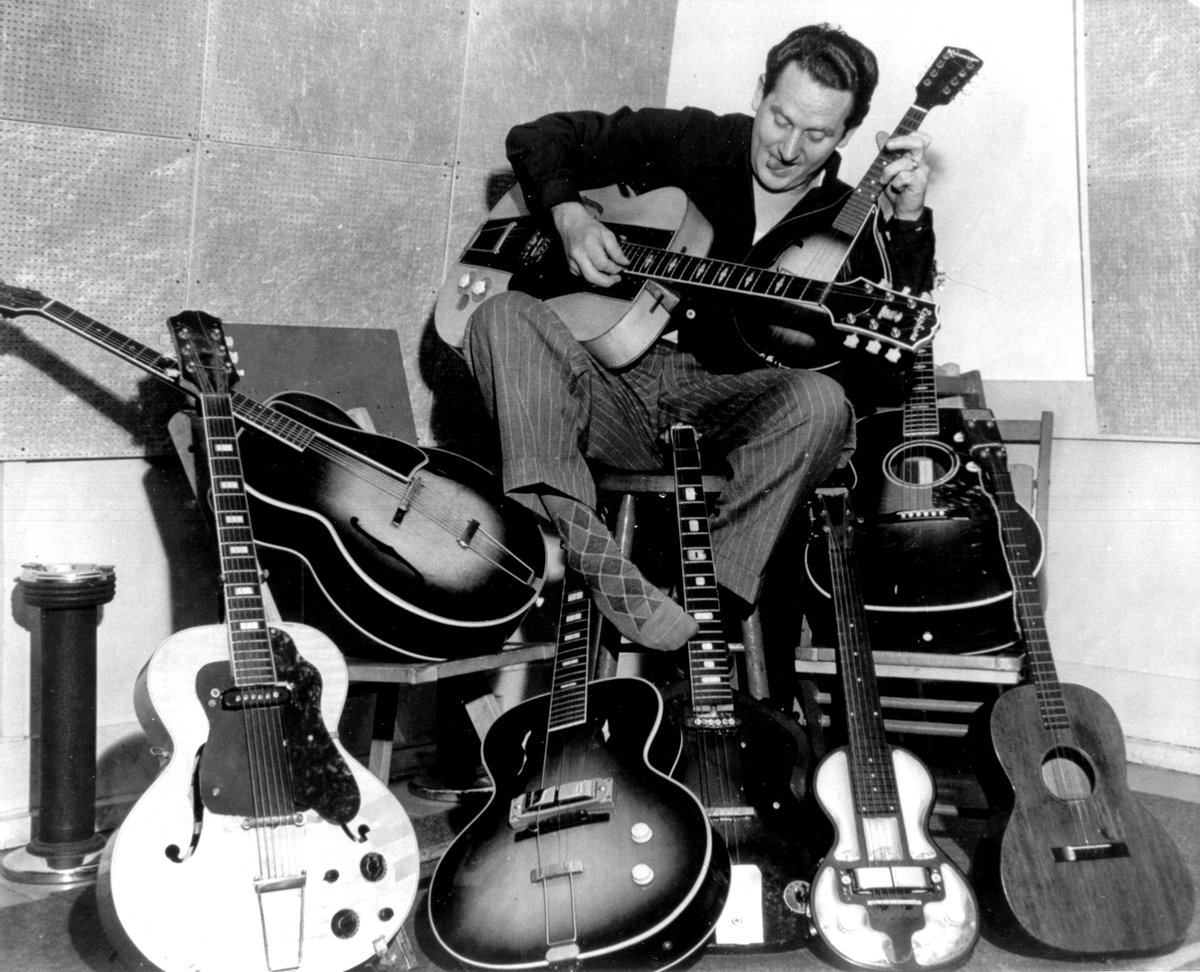 AllGuitarNet's tweet image. Happy Birthday @LesPaulOfficial - he would be 105 y/o today