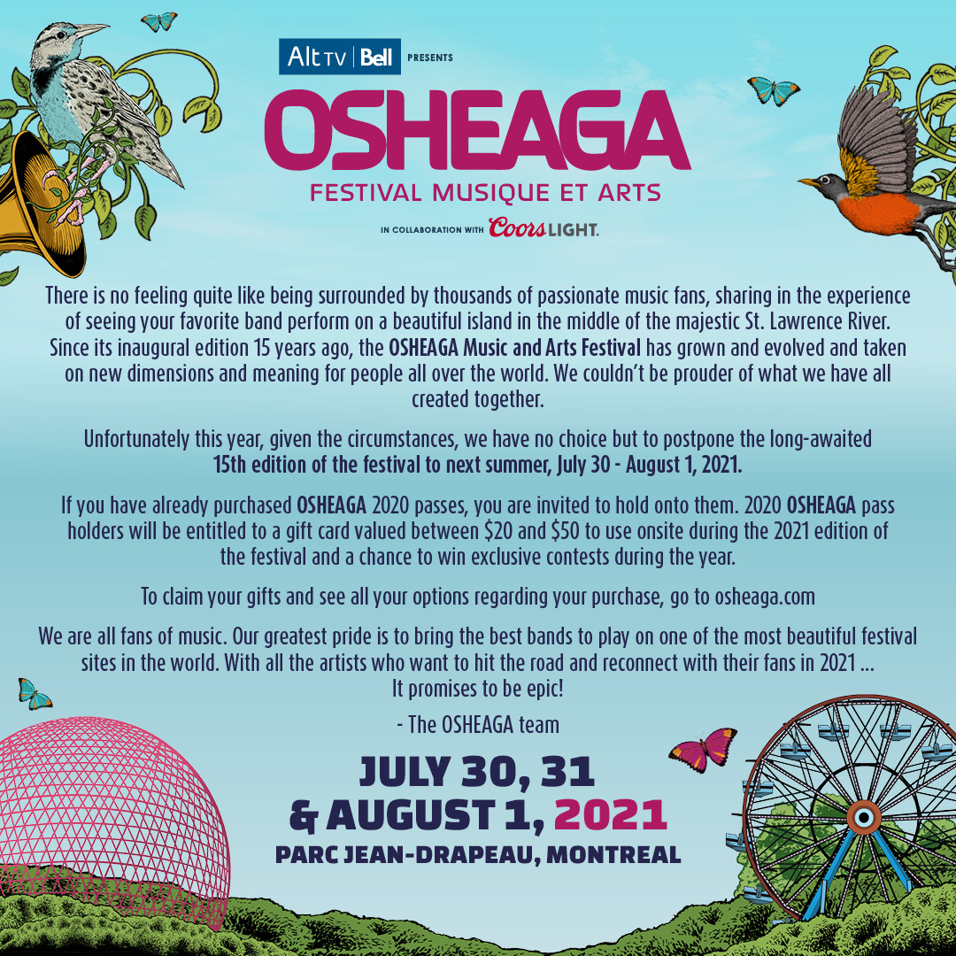 Osheaga 2020