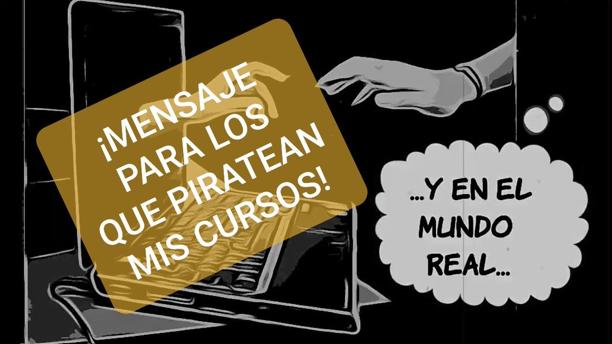 cevicas's tweet photo. Mensaje para los que piratean mis Cursos | Para mis Estudiantes y para Udemy

https://t.co/i8cAYIT4bc

¡BUENA VIDA A LOS QUE VALORAN EL ESFUERZO DE LOS DEMÁS!
⁷⁸⁵wht

#antipiracy #antiPirateria #cybersecurity #ciberseguridad #ethicalhacking #hackingEtico #UdemyBestCourse #hec https://t.co/L0z3XZeS29
