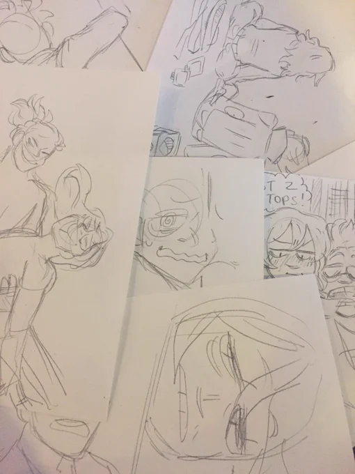 Thanks for everyone who commented! I'll post the finished sketches tomorrow! ^w^ https://t.co/cNqHtLde3B 