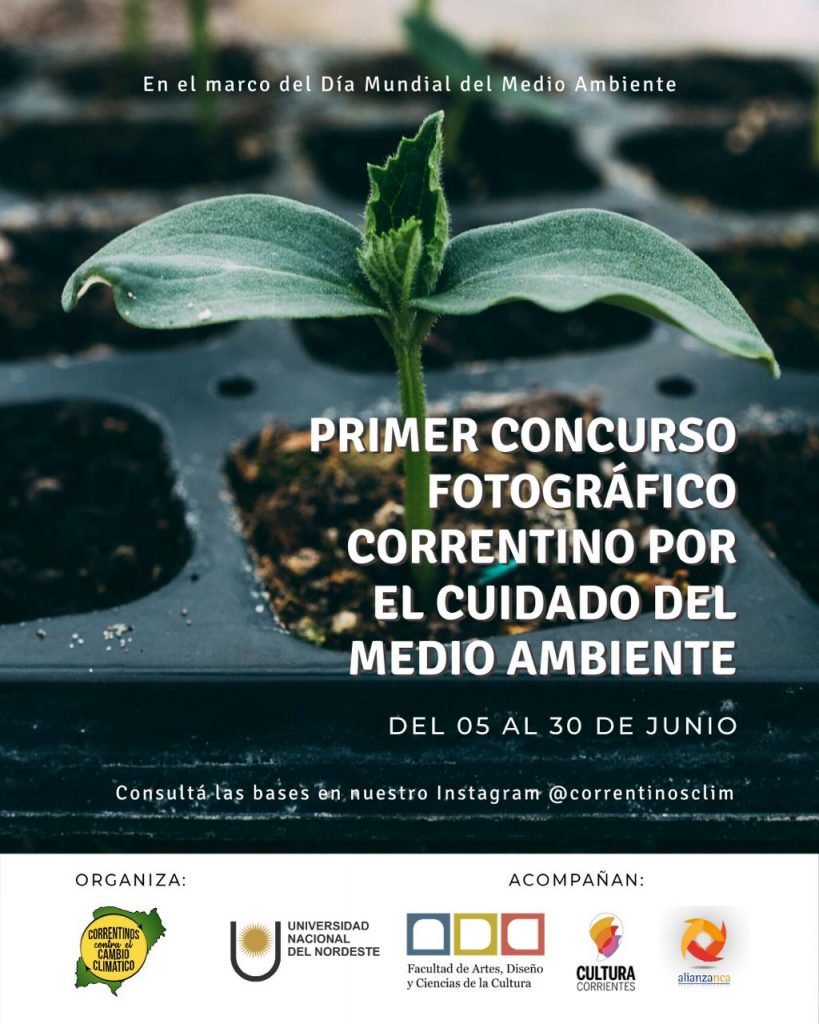 📸 Se realizará el 1º Concurso Fotográfico Correntinos por el Cuidado del Medio Ambiente, impulsado por la organización Correntinos Contra el Cambio Climático, con el propósito de vincular el arte con el cuidado del medio ambiente desde casa. 🌳 ►► bit.ly/30nGRit