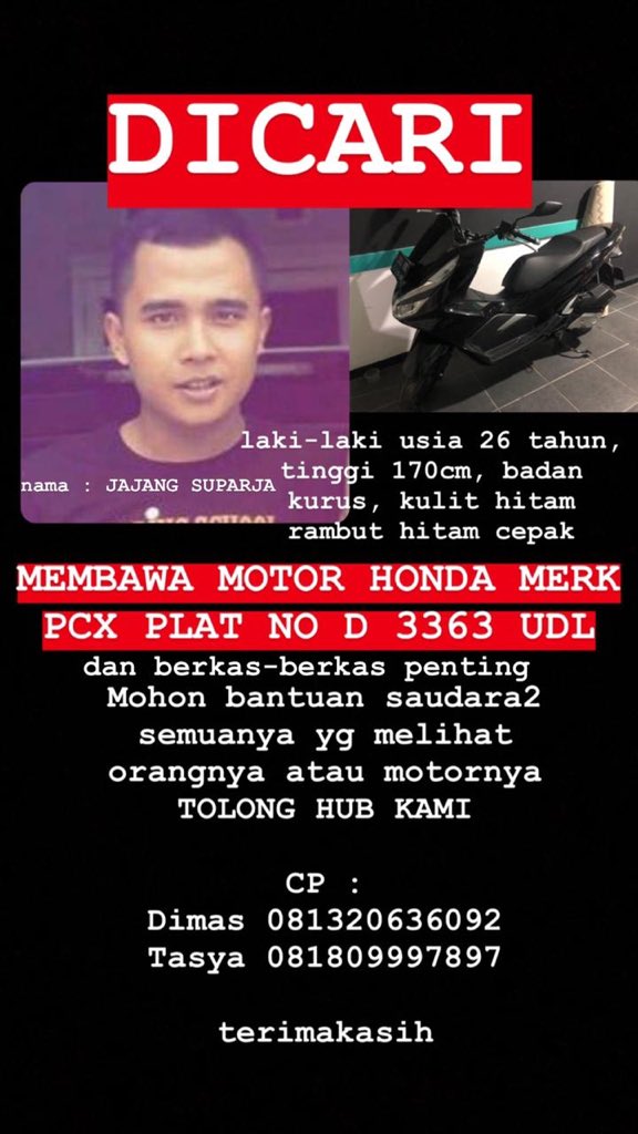 dimasrdhp's tweet photo. Halunten @infojatinangor @infojatinangor @infobdg @infogarut mohon bantuannya, hatur nuhun 🙏🏼 https://t.co/QCO58uamMW