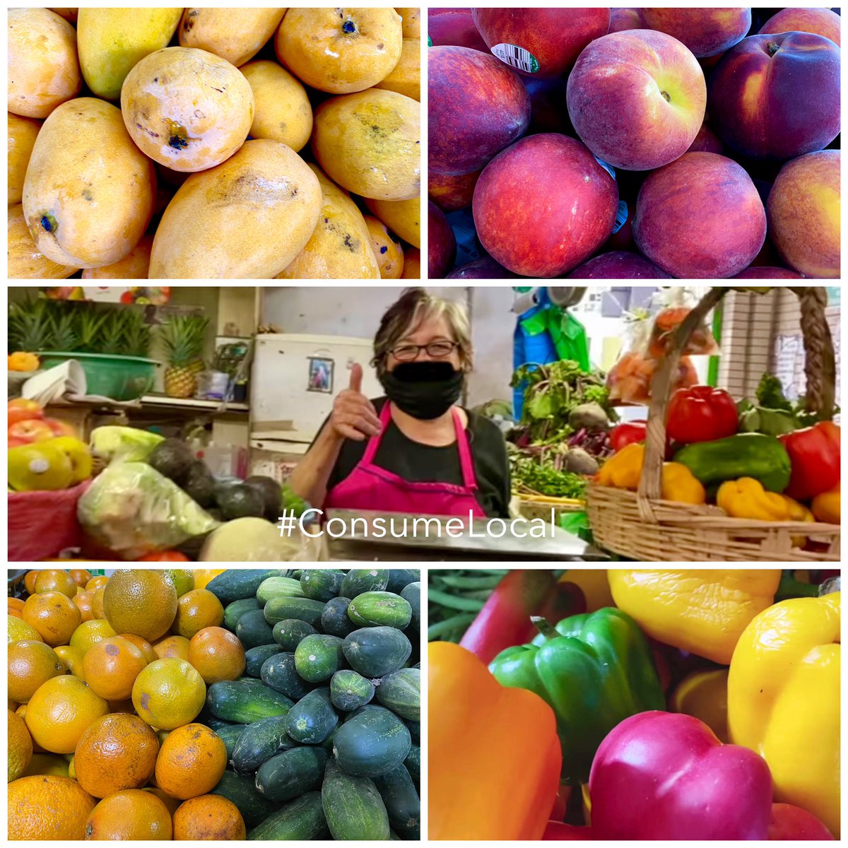 Los pequeños y medianos productores nos ofrecen los ingredientes más frescos y al mejor precio. Consumirlos contribuye con la activación de la economíca local, apoyemos a las  personas involucradas que trabajan arduamente para llevar el sustento a sus familias. #ConsumeLocal