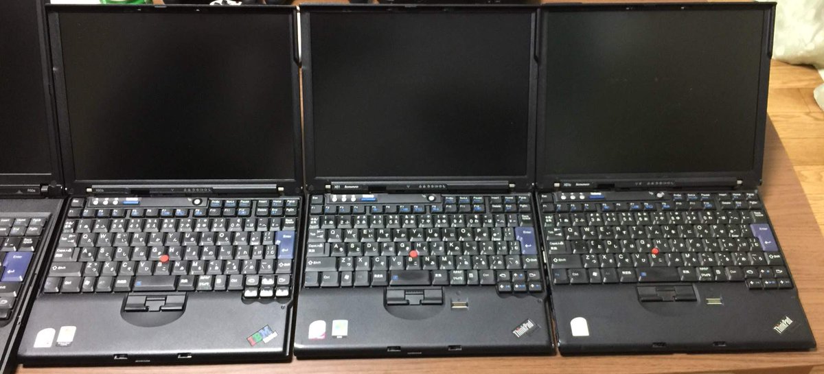 __Mac_____'s tweet photo. Xシリーズ集めてます
#ThinkPad https://t.co/wtlMAHBSOF
