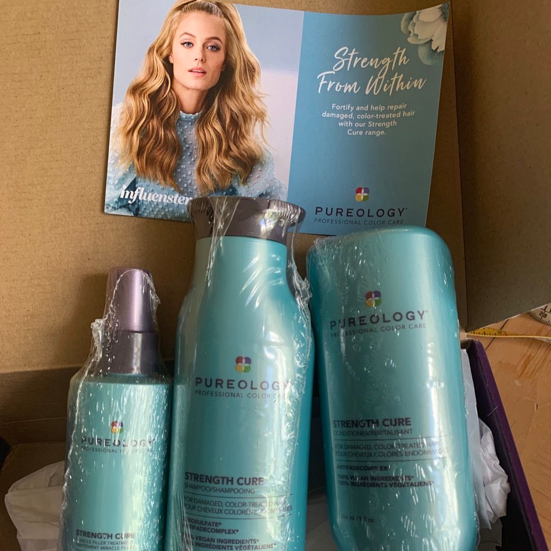 Heather_Reed_'s tweet photo. Just g#received my 1st complimentary #voxbox from @Influenster So excited to test this out! #pureologylove @pureology https://t.co/uj79qOBBum https://t.co/zOUp5YKHKy