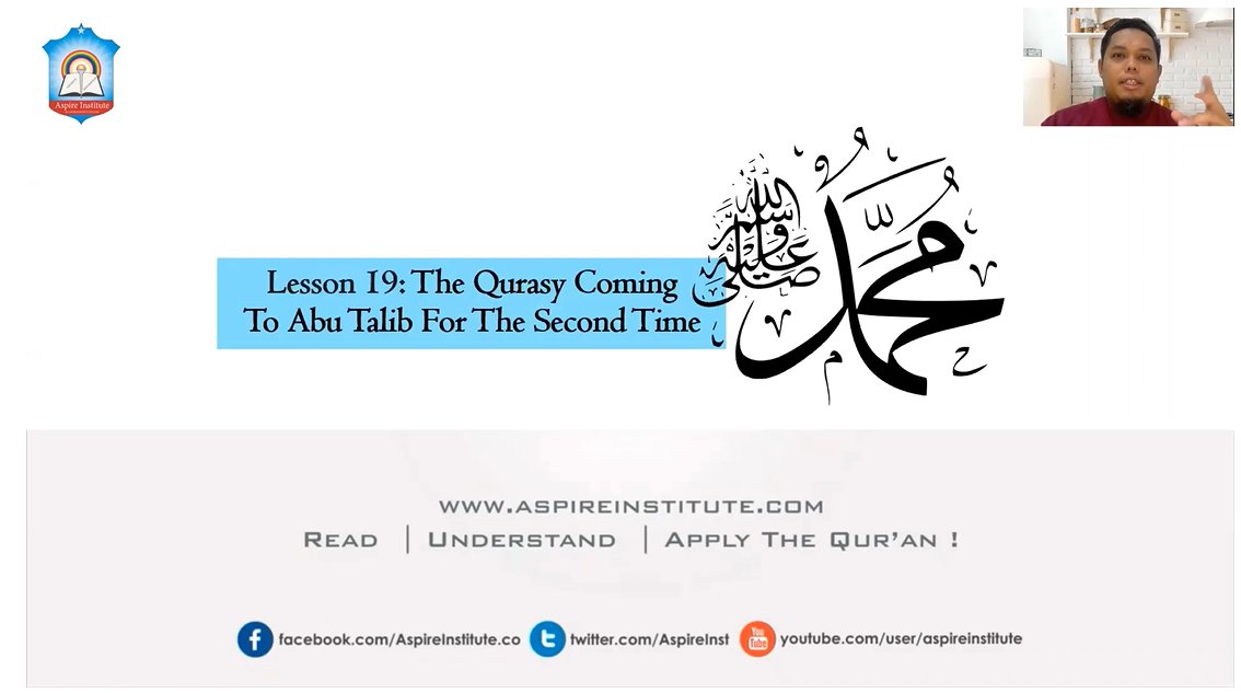 AspireInst's tweet photo. Learn more about The Chronological Life Of Rasulullah p.b.u.h. from the time he was born until he became the Messanger of Allah on our Youtube channel now!
Youtube Channel: ASPIRE INSTITUTE TV.
Ep19: The Qurasy Coming To Abu Talib For The Second Time
https://t.co/MYmTwTF7nt https://t.co/FFVgSGgPlG