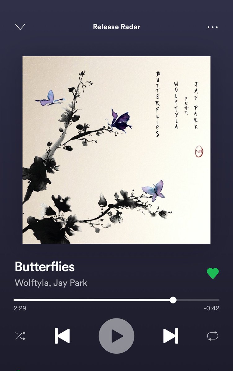 JaywalkersMY's tweet photo. (NEW MUSIC) Butterflies - Wolftyla @wolftyla  feat. Jay Park @JAYBUMAOM 
Now on SPOTIFY

https://t.co/KC6fxOjIw4 https://t.co/1cuwcXIWMZ