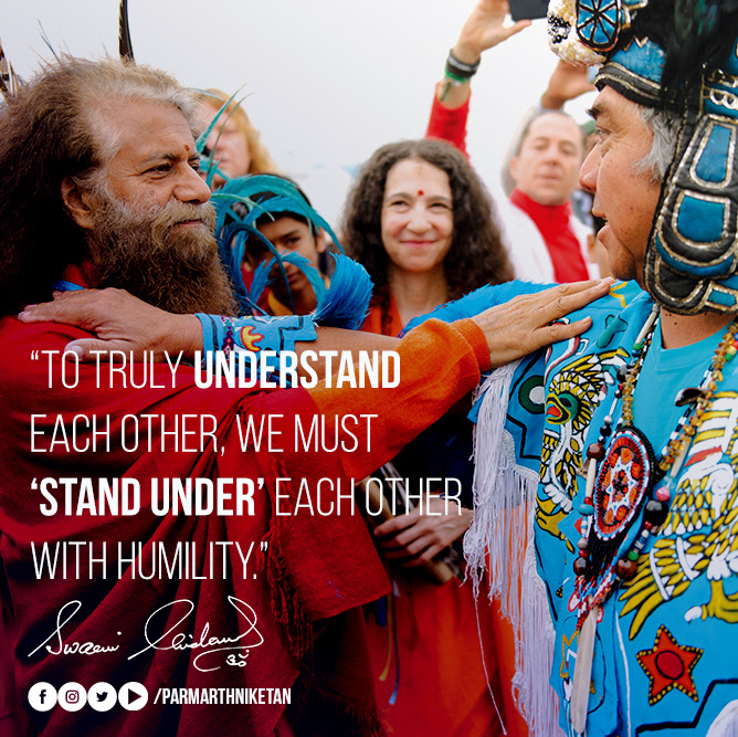 PujyaSwamiji's tweet photo. 🌻"To truly understand each other, we must stand under each other with humility &amp; love." HH Pujya Swami Chidanand Saraswatiji

👉Learn more on how to cultivate this practice of "Standing Under to Understand": https://t.co/5H9Q8X5FcG

#WisdomWednesday  #Inspiration #DropsofNectar https://t.co/kYXm9UPxJj
