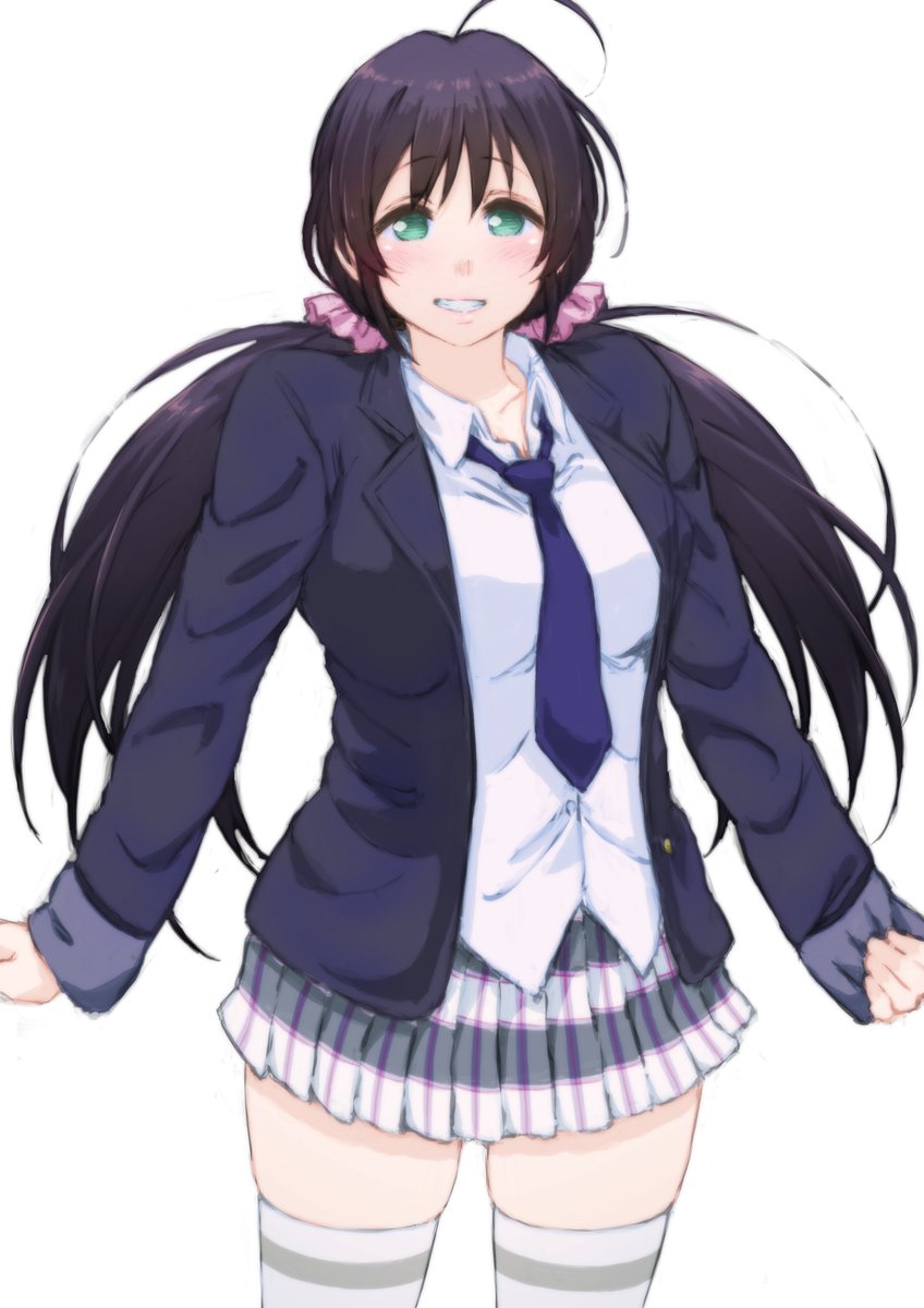 東條希 「修正したついでに目のハイライトも
本家みたいに大きめにしてみたけど
なんかこっち」|あゆむのイラスト