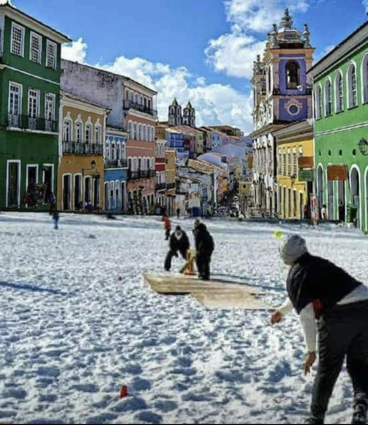 Onde neva na Bahia?