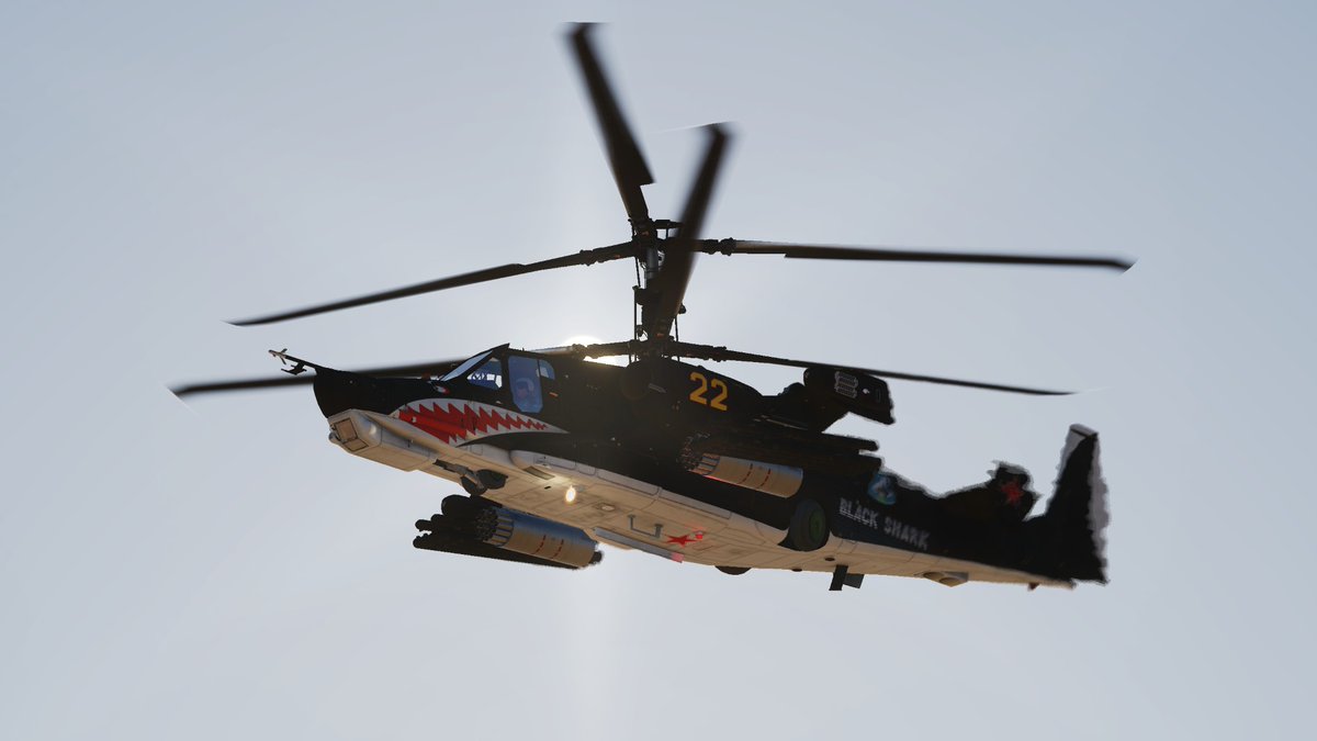 My friend and #DCSWorld wingman <a href="/mr_vieux/">VieuxMr</a> just joined my "helicopters are awesome" team with his brand new Kamov Ka-50 ! 
And now my UH-1 Huey and Sa342 Gazelle looks small !