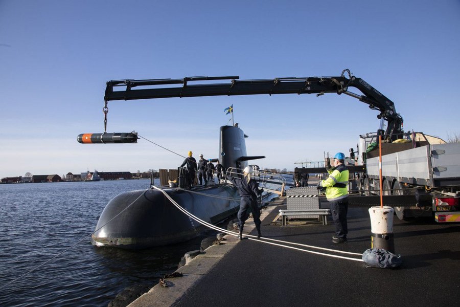 otakumatch's tweet photo. （´-`）.｡oO（魚雷発射動画初めて見た…）

▼スウェーデン海軍　新型短魚雷の発射試験に成功
https://t.co/qMgTTvFdd0

＜Image：スウェーデン国防省／SAAB＞

#スウェーデン #SLWT https://t.co/uSQ88D3eSU