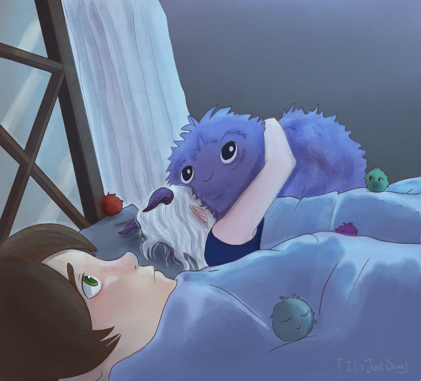 Sammy13rg's tweet photo. Ah yes. Me, my girlfriend. And her two pound giant adoraburr plushie.

#Rayllum #thedragonprince https://t.co/FeAxHm6WAT