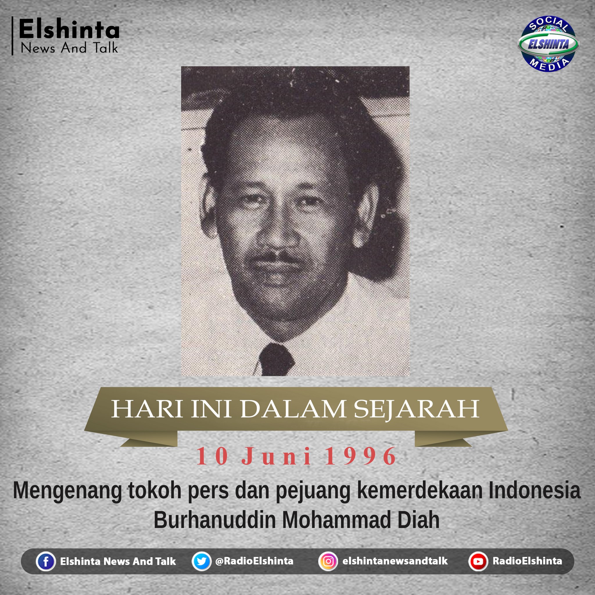 Radio Elshinta on Twitter: "#HariIniDalamSejarah 10 Juni 1996