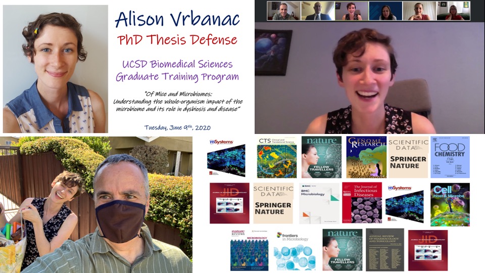 ᐯIᑕTOᖇ ᑎIᘔET (@victornizet) on Twitter photo Congratulations to DOCTOR <a href="/AlisonVrbanac/">Alison Vrbanac</a>, who delivered a spectacular virtual PhD thesis defense on her work bridging the science of <a href="/KnightLabNews/">Knight Lab</a> and our own group, spread out in contributions to an amazing 16 papers! See the microbiome and metabolome at a whole organism level! Congratulations to DOCTOR <a href="/AlisonVrbanac/">Alison Vrbanac</a>, who delivered a spectacular virtual PhD thesis defense on her work bridging the science of <a href="/KnightLabNews/">Knight Lab</a> and our own group, spread out in contributions to an amazing 16 papers! See the microbiome and metabolome at a whole organism level!