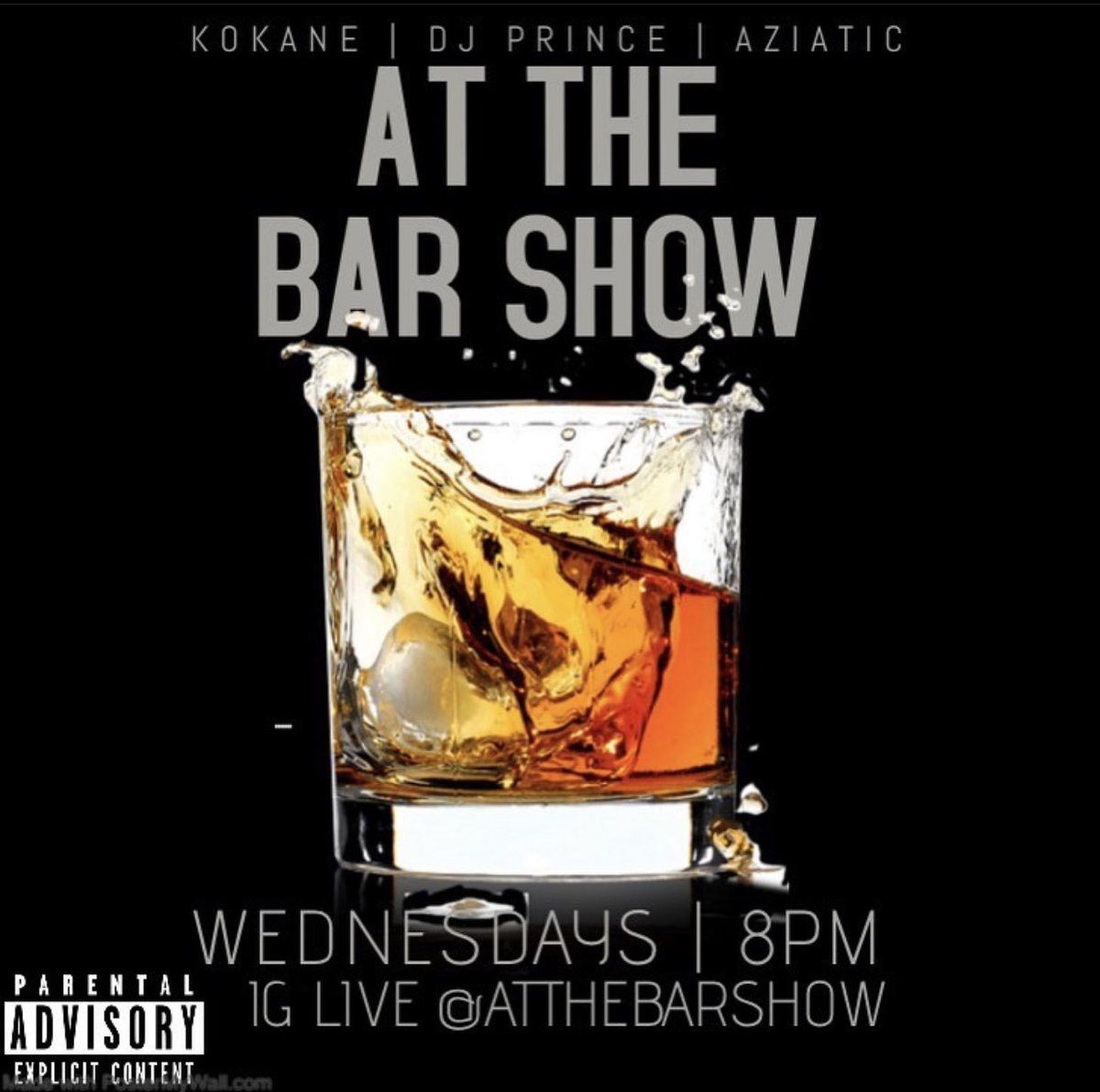 AtTheBarShow's tweet photo. Tomorrow Live 8pm❗️Big Announcement 🥃❌🔥 https://t.co/C8HgqKRoxj