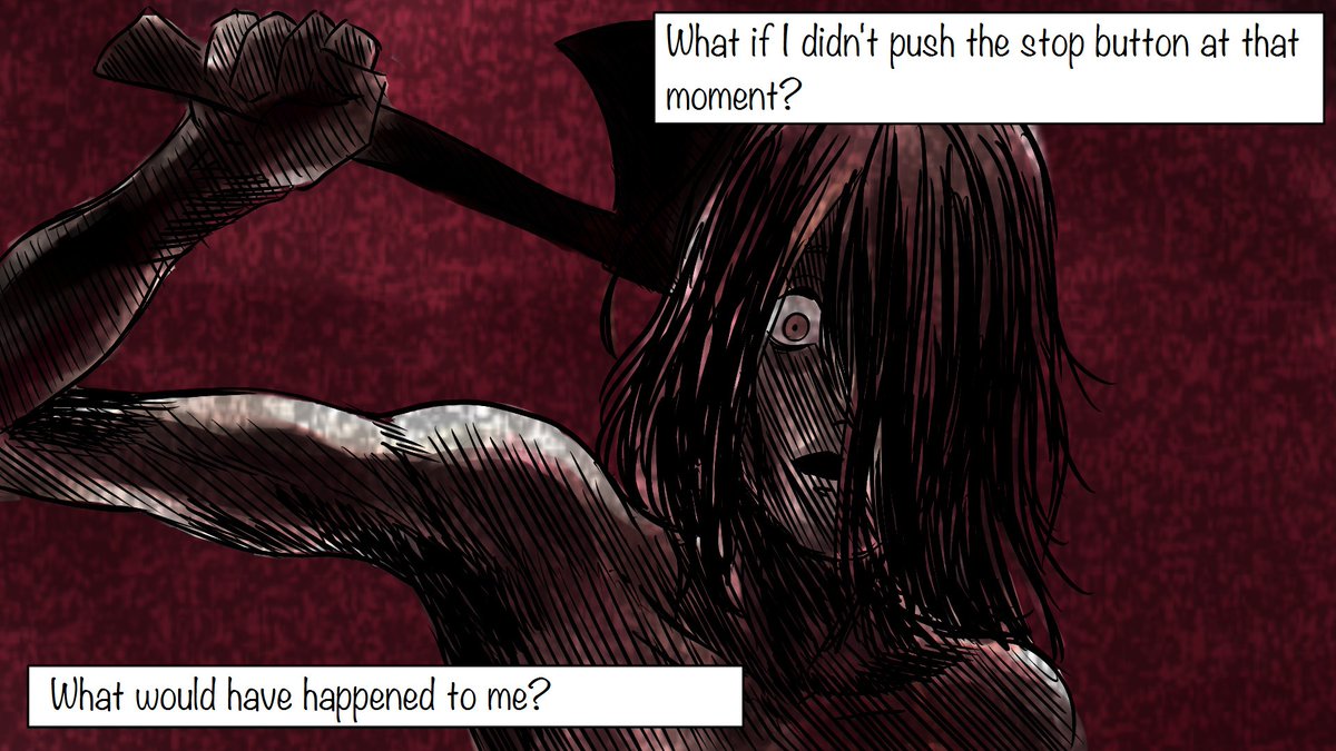 The title is 「Untitled Video🎥」

My body froze in fear and the only thing I could do was to watch the screen while I hid in my blanket.
The man entered the living room and looked around...
⇒youtu.be/k3XtTXuUZ5Q

Please enjoy🐼💗

#junjiito #Manga #horror #Japan