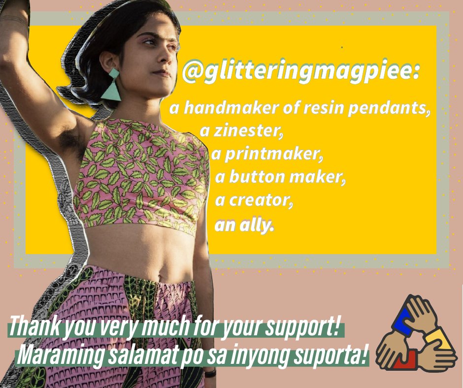 We'd like to thank give a warm thank you to Sonali Menezes for donating all proceeds from her sales to Kapit-Bisig. We would not be able to help our community without generous efforts like yours! 🤝
👇Check out some of her handmade crafts here to support: 
rb.gy/aecfa9