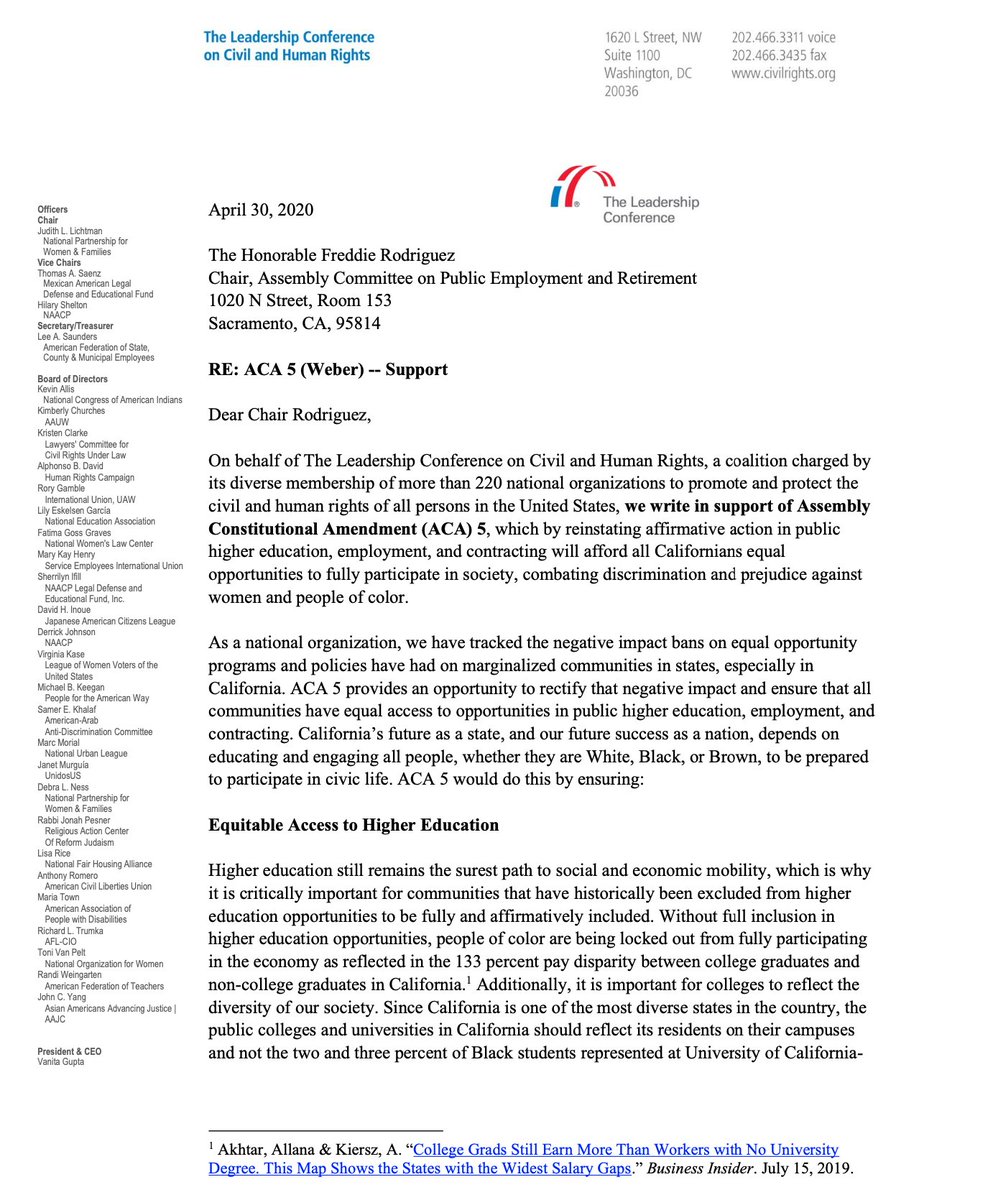 Screenshot of page 1 of our letter. The full text is available at the link in the original tweet.