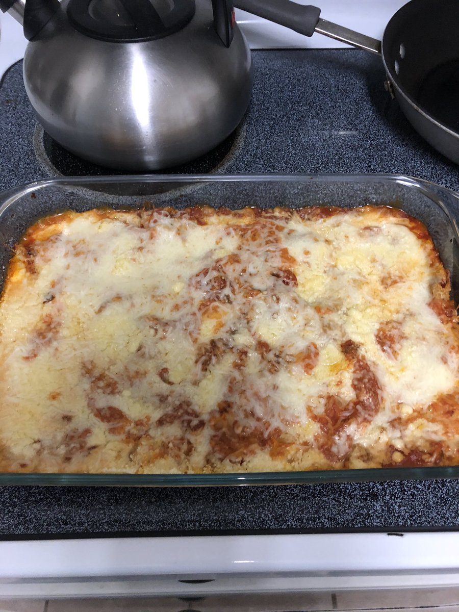 ImAdamB's tweet photo. Yumm. Made @goldilocks405 delish shrimp parm recipe tonight. Felt like I was back home in Elkins Park and it was 1980-something again. But @adamfgoldberg I think I just gained 10 pounds in 1 meal. https://t.co/mB6o53dFBW