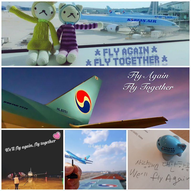 KoreanAir_KE's tweet photo. Korean Air is eagerly preparing for the day to welcome you all on board 🙏
⠀
With hope and pride, our employees from all around the world 🌍 wish for the day when we can "Fly again, Fly Together" ✈
⠀
#KoreanAir #FlyagainFlytogether #FlySoon https://t.co/rggBF2DvFV