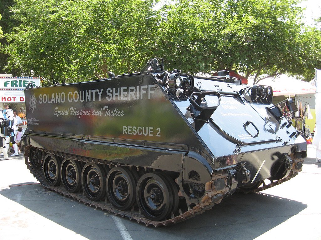 Solano County Sheriff Tank