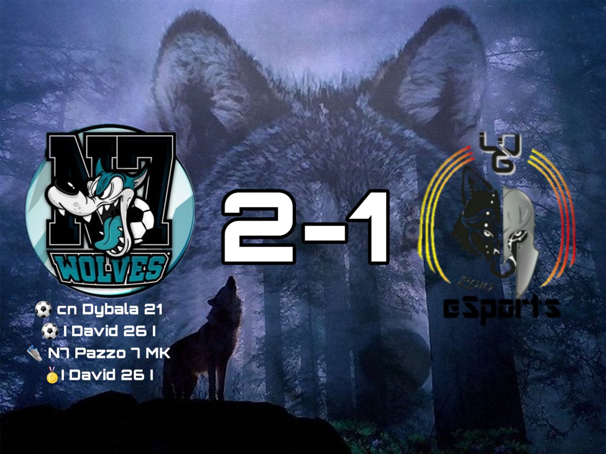 N7team7's tweet photo. Recupero 24a giornata eSerie A 
🆚️ @LdgEsports 2-1

⚽️ #cndybala21
⚽️ @IDavid26I 
👟 @N7Pazzo7MK 
Partita discreta, potevamo fare molto di più sotto porta e dobbiamo ringraziare il nostro portiere di averci salvato sull'unica azione pericolosissima avversaria. #GoWolves🐺 https://t.co/RGndPKSCF5