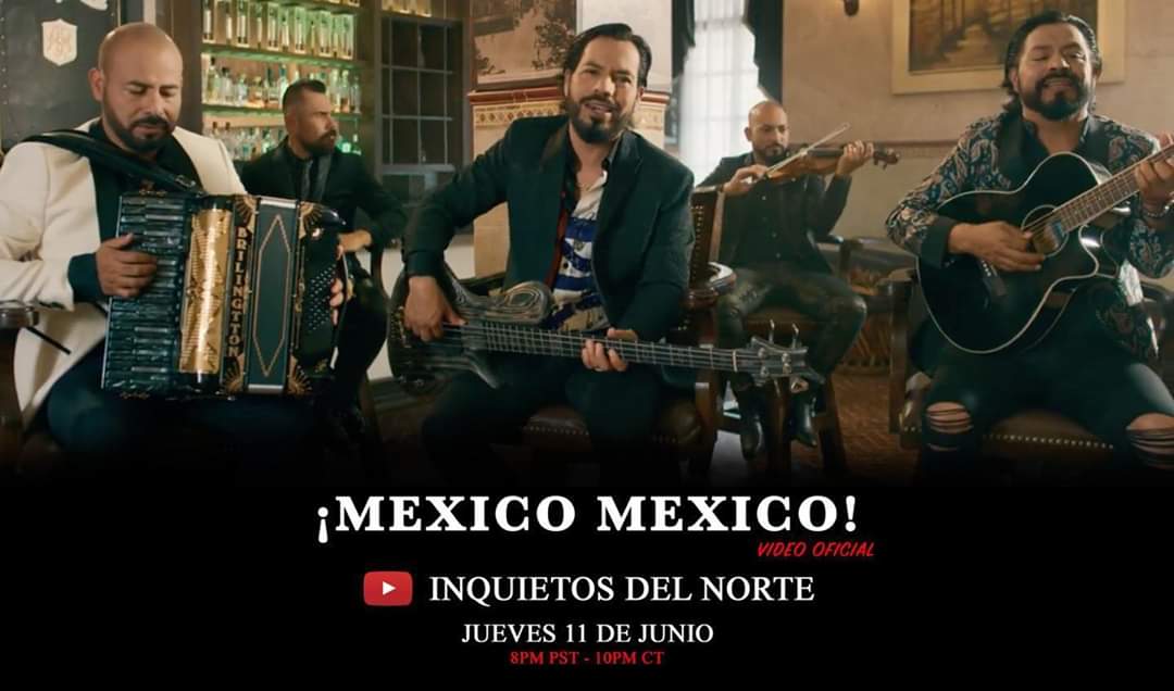 primoinquieto's tweet photo. Este Jueves Clika Gran Estreno Del Video #MexicoMexico @inquietosapp https://t.co/ANh2cvsn1X