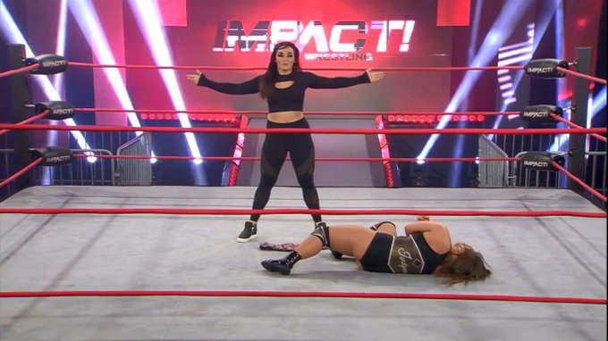 Deonna nuevamente queda bien parada en este Impact Wrestling.