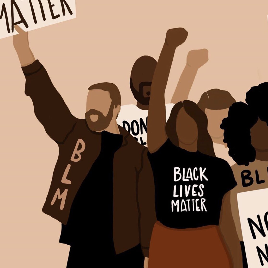 CurlyInCollege's tweet photo. We’re all on the front lines demanding great change. What has been keeping you motivated during this time?

🎨: @_stormae https://t.co/yYWqOd4zBj